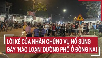 Lời kể của nhân chứng vụ nổ súng gây ‘náo loạn’ đường phố ở Đồng Nai
