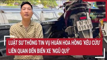 Luật sư thông tin vụ Huấn hoa hồng kêu cứu liên quan đến biển xe ngũ quý
