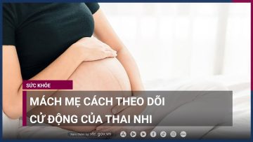 Mách mẹ cách theo dõi cử động của thai nhi | VTC Now