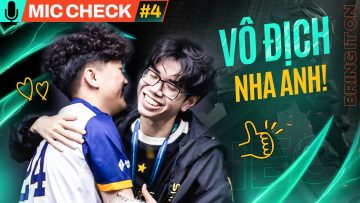 MIC CHECK #4: SGP VS SH: VÔ ĐỊCH NHA ANH | AIC 2024