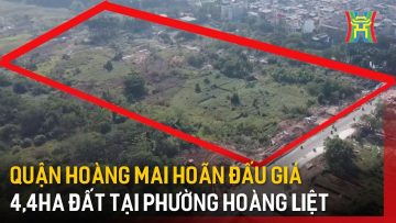 Quận Hoàng Mai hoãn đấu giá 4,4ha đất tại phường Hoàng Liệt | Tin tức