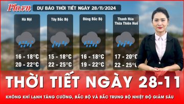 Thời tiết ngày 28-11: Không khí lạnh tăng cường, Bắc Bộ và Bắc Trung Bộ nhiệt độ giảm sâu