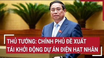 Thủ tướng: Chính phủ đề xuất tái khởi động dự án điện hạt nhân