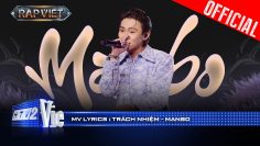 Trách Nhiệm – MANBO | Rap Việt 2024 [Mv Lyrics]