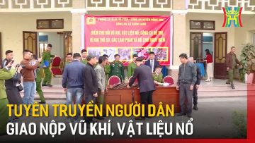 Tuyên truyền người dân giao nộp vũ khí, vật liệu nổ | Tin tức