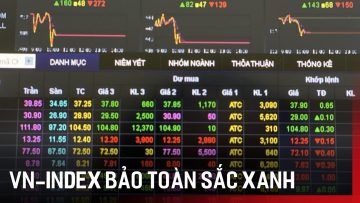 VN-Index bảo toàn sắc xanh | Tin tức